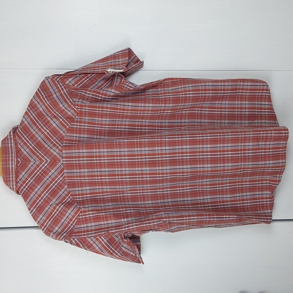 Pepe Jeans Mens Red Plaid Button down Shirt Revel Preppy pockets Sz.XL - Picture 5 of 8